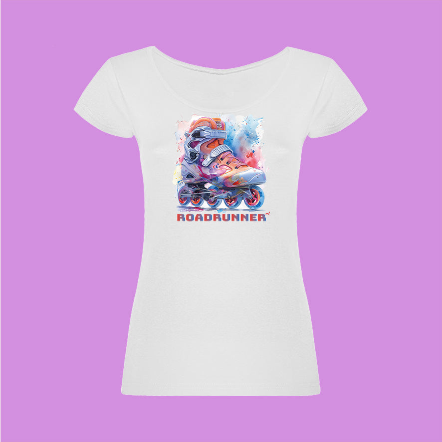 Kurzarm-Damen T-Shirt 'Roadrunner'