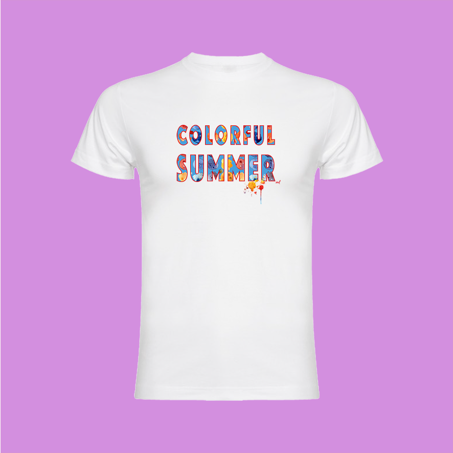 T-Shirt 'colourful summer'